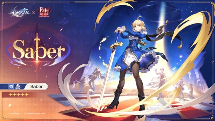 kolaborasi honkai: star rail dan fate hadirkan karakter saber