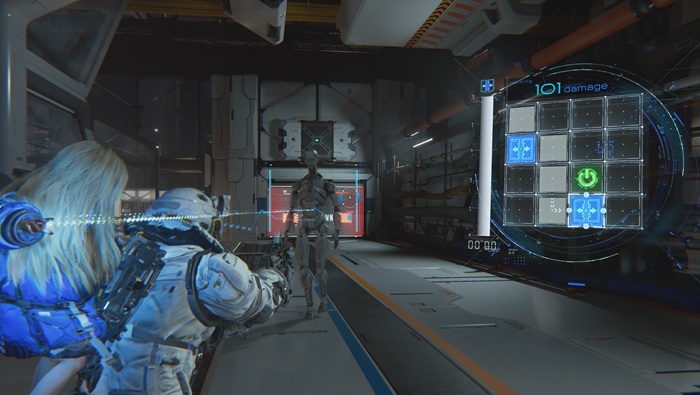gameplay pragmata kombinasikan elemen action dan puzzle