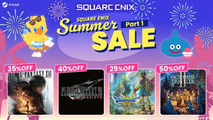 square enix gelar promo di steam summer sale 2025