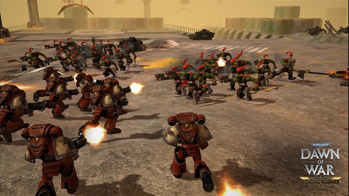 Warhammer 40.000 Dawn of War - Definitive Edition space marine vs orks