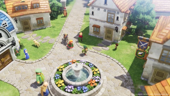DRAGON QUEST VII Reimagined menggunakan gaya diorama