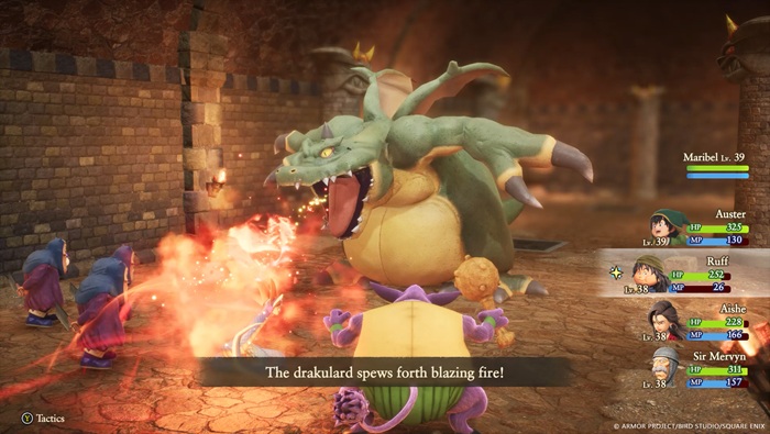 sistem combat Dragon Quest VII Reimagined