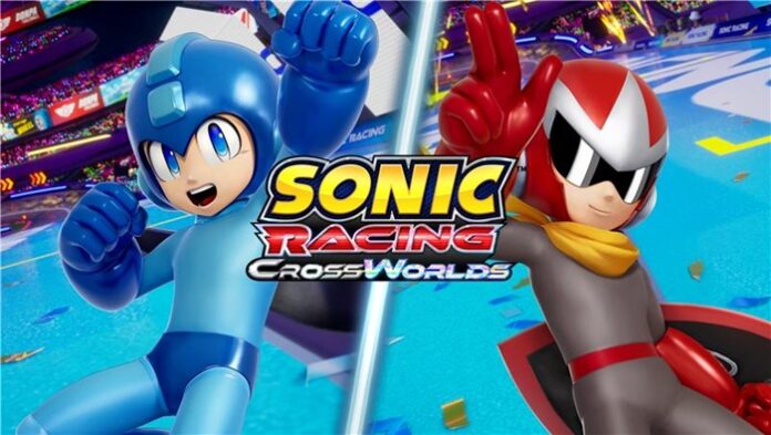 sonic racing crossworlds kolaborasi dengan mega man