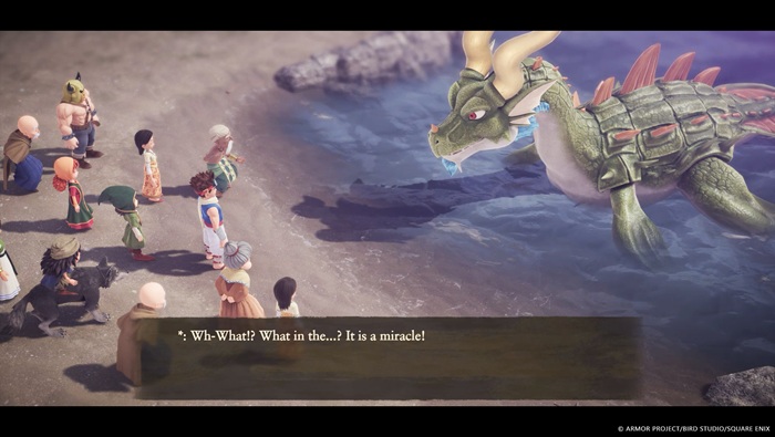 visual Dragon Quest VII Reimagined yang diperbarui
