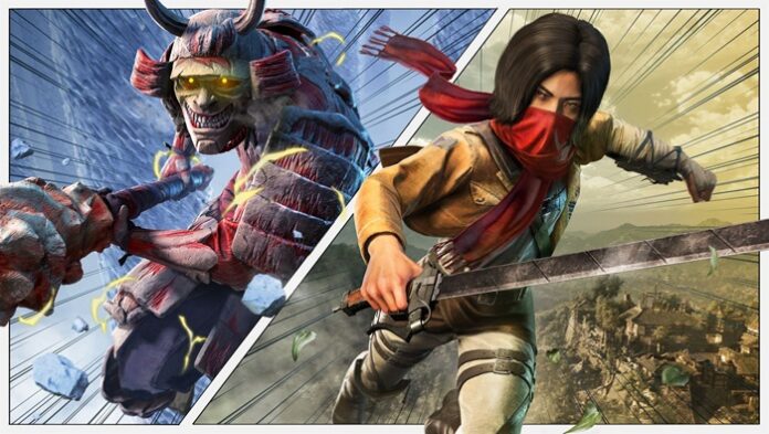 Kolaborasi Assassin's Creed Shadows dengan Attack on Titan