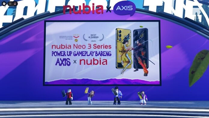 Lewat Roblox, Nubia x Axis Hadirkan Paket Kuota Lebih dari 200GB