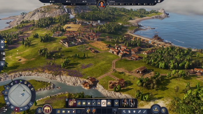 review Anno 117 Pax Romana menjadi kota