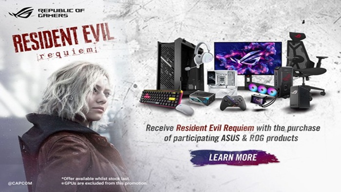 Kolaborasi ASUS ROG X Resident Evil Requiem Diumumkan Kolaborasi ASUS ROG X Resident Evil Requiem