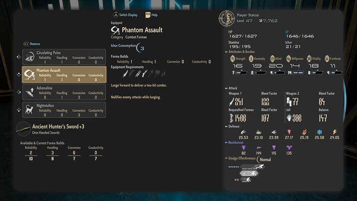 Review Code Vein II Formae