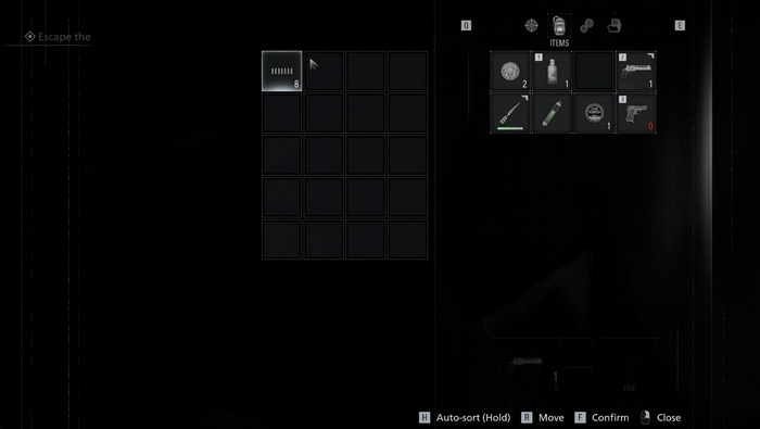 Review Resident Evil Requiem Bagian Inventory