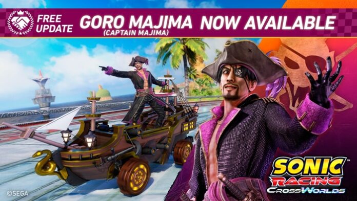 Captain Majima Datang ke Sonic Racing CrossWorlds