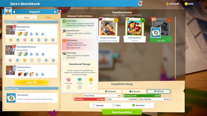 Review DLC Two Point Museum Arty-Facts eksplorasi