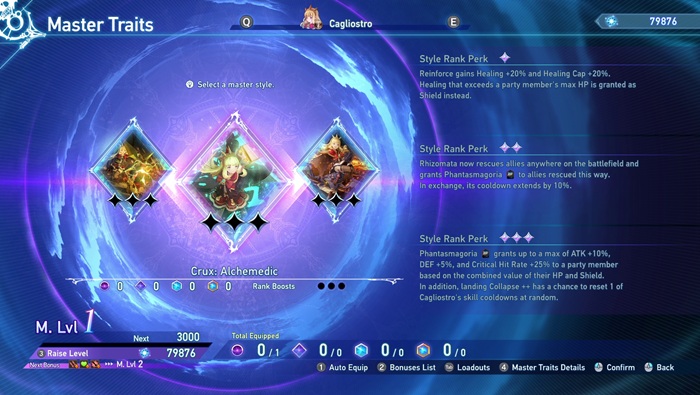 Review DLC Granblue Fantasy Relink - Endless Ragnarok master traits