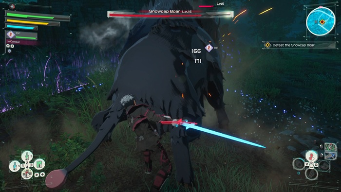 Review Echoes of Aincrad heavy attack