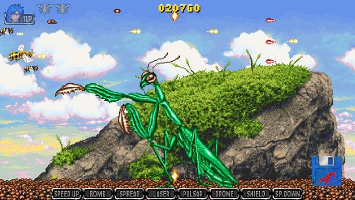Jadi Serangga Tempur di Game Shooter Retro Apidya' Special