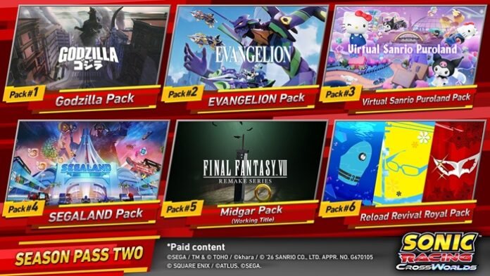Sonic Racing: CrossWorlds Season Two Umumkan Kolaborasi dengan Final Fantasy VII
